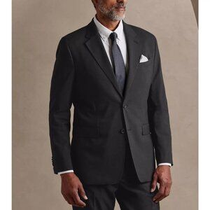 BANANA REPUBLIC MEN MODERN CLASSIC CHARCOAL SUIT JACKET TAILORED SLIM 42R NWT